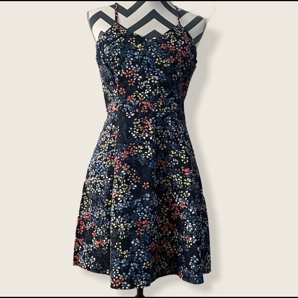 Floral Banana Republic dress